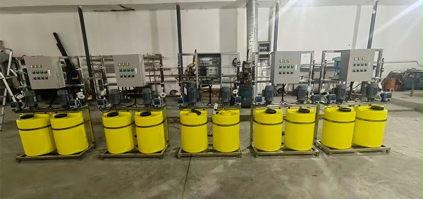 Pure water system dosing equipment